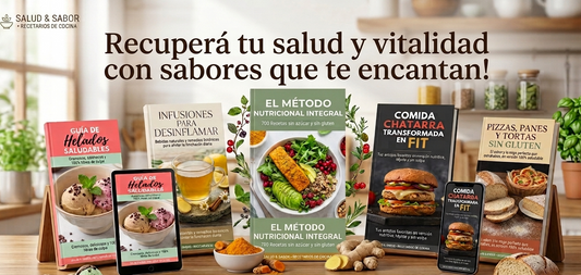 El Método Antiinflamatorio — +700 Recetas sin azúcar y sin gluten + 4 Bonos de Regalo